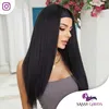 Luxusná čierna parochňa so stuhou – Dámska parochňa s Náhľad obrázku produktu 2