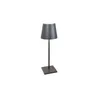 Lampada a led da tavolo Poldina L Desk  Grigio Scuro Anteprima dell’immagine prodotto 2
