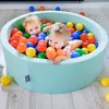 KiddyMoon plastikowe piłeczki 7cm biały-mięta-jasny Podgląd zdjęcia produktu 4