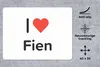 MuchoWow® Mauspad Mousepad Ich liebe - Fien - Mädchen 40x30 Produktbild-Vorschau 2