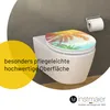 MDF WC-Sitz mit Absenkautomatik,100% Wood, Palmen, bunt Produktbild-Vorschau 2