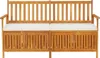 VidaXL 316737, Braun, Akazienholz, Stoff, Polyester, Produktbild-Vorschau 1