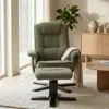 Relaxsessel CHARLY mit Hocker grün - TV Sessel mit Produktbild-Vorschau 2