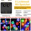 9.5M 50LEDs Solar Lichterkette Kugel LED Beleuchtung mit 8 Produktbild-Vorschau 4