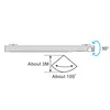 Maclean LED-Lampe mit beweglichem Sensor Haken ON/OFF/AUTO Produktbild-Vorschau 4