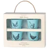 Eimer Eierbecher mit Hühner Design im 4er Set Produktbild-Vorschau 1