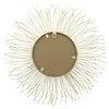 Wandspiegel "Sonne" aus Metall, gold, Ø 50 cm, Spiegel, Produktbild-Vorschau 6