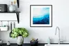 MuchoWow® Gerahmtes Poster Blau - Meer - Abstrakt - Farbe Produktbild-Vorschau 4