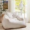 COSTWAY Sitzsack Sessel, Bodensessel mit Samtbezug & Produktbild-Vorschau 2