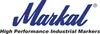 The image displays the Markal logo and tagline, which is marketing material for industrial markers. Náhľad obrázku produktu