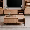 CALICOSY - Table Basse 2 Portes 1 Niche L100 cm - PLOCK Voir les images du produit 2