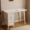 Weißer Computertisch mit Schubladen, Skandinavisches Büro, Produktbild-Vorschau 4