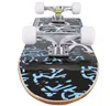Supfine Skateboard Ahornholz Holzboard mit Buchstabenmuster Produktbild-Vorschau 4