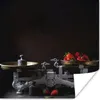 MuchoWow® Poster Küchenutensilien - Obst - Kochen 50x50 cm Produktbild-Vorschau 1