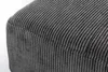 Design Sitzbank BOUTIQUE 100cm dunkelgrau Cord schwarze Produktbild-Vorschau 6