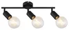 Lampa sufitowa industrialna E27 3x40W kolor czarny matowy Podgląd zdjęcia produktu 4
