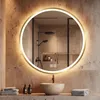 LED Badezimmerspiegel Rund 80 cm – Badspiegel mit LED Produktbild-Vorschau 1