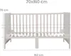 roba Babybett EASY SLEEP 70 x 140 cm inkl. Umbauecken - Produktbild-Vorschau 7