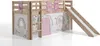 Spielbett Pino inkl. Rutsche mit Textilset Vorhang und 3 Produktbild-Vorschau 1