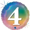 18"/Ø45cm Folienballon "Happy Colourful Rainbow" | #4 Produktbild-Vorschau 1
