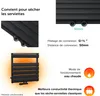 doporro Radiateur de Salle de Bain Sèche-Serviette 120x50cm Voir les images du produit 5