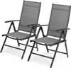 Gartenstühle 2er Set – Verstellbarer, klappbarer Produktbild-Vorschau 1