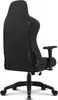 A black gaming chair is shown from the back. Produktbild-Vorschau