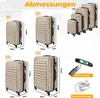 KESSER® 4tlg. Hartschalenkofferset Hartschalenkoffer Produktbild-Vorschau 2