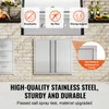VEVOR porta di accesso al barbecue, 660 x 610 mm, doppia Anteprima dell’immagine prodotto 3