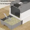 Katzentoiletten, Katzentoilette, Katzenklo, klappbar Produktbild-Vorschau 3