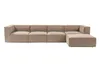 Hanah Home, Sora (L1-O1-O1-1R-POUFFE ) - Cappucino, Anteprima dell’immagine prodotto 5