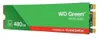 A green and red Western Digital WD Green SATA SSD M.2 drive. Podgląd zdjęcia produktu