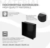 Promotional image for a shower niche, highlighting its material and size options. Voir les images du produit