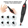 Speed Nagelfräser Elektrisch, Elektrische Nagelfeile Set Produktbild-Vorschau 7