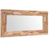 vidaXL Dekorativer Spiegel Teak 120 x 60 cm Rechteckig Produktbild-Vorschau 2