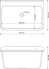 Granitan - Lavabo - Lavello - 61x41x30 cm - Bianco - con Anteprima dell’immagine prodotto 10