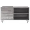 vidaXL Plattenschrank Grau Sonoma 85x38x48 cm Holzwerkstoff Produktbild-Vorschau 4