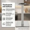 Mucola Tischsäule Tischfuß Möbelfuß Tischbein Stützfuß Produktbild-Vorschau 12