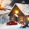 Weihnachts Wandbild mit LED Beleuchtung Batterie betrieben Produktbild-Vorschau 3