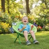 Relaxdays Moonchair per bambini, rana, pieghevole, A x L x Anteprima dell’immagine prodotto 3