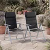 Casaria Set 2 Sedie da Giardino Schienale Regolabile 8 Anteprima dell’immagine prodotto 2