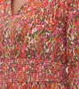 Bonprix Damen Kleid mit V-Ausschnitt und buntem Druck Produktbild-Vorschau 3