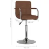 Barhocker dkd-home-decor Stoff Braun 48 x 47 x (71-85,5) cm Produktbild-Vorschau 9