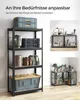 SONGMICS Standregal, 4 Ablagen, verstellbar, 40x80x160 cm, Produktbild-Vorschau 5