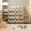 Regał dla dzieci Relaxdays, 12 pudełek, 4 półki, regał na Podgląd zdjęcia produktu 3