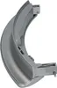 A silver-gray plastic handle for a washing machine. Produktbild-Vorschau