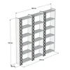 Skye Decor, City 3 - White, Bücherregal, Weiß, 100 % Produktbild-Vorschau 4