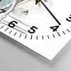 Wanduhr - Quadrat - Glasuhr - Ballerina Tanz Frau - 30x30cm Produktbild-Vorschau 5