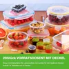 Lot YASHE de 14 boîtes alimentaires, 28 pièces, 10,94 L Voir les images du produit 7