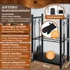 BLACK OAK Kaminholzständer "Antero" mit Kaminbesteck - Set Produktbild-Vorschau 2